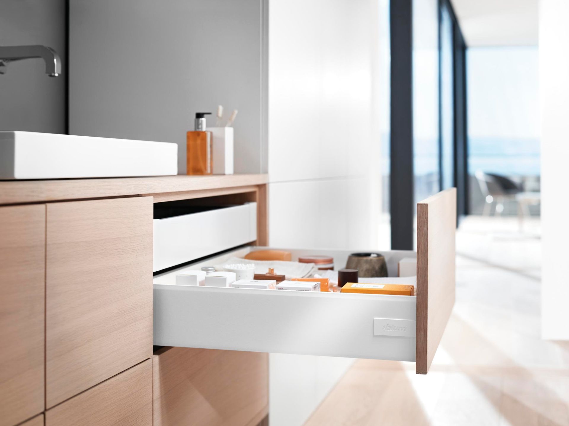Blum Tandembox Antaro Bordürsüz (M) 50 Cm Gri