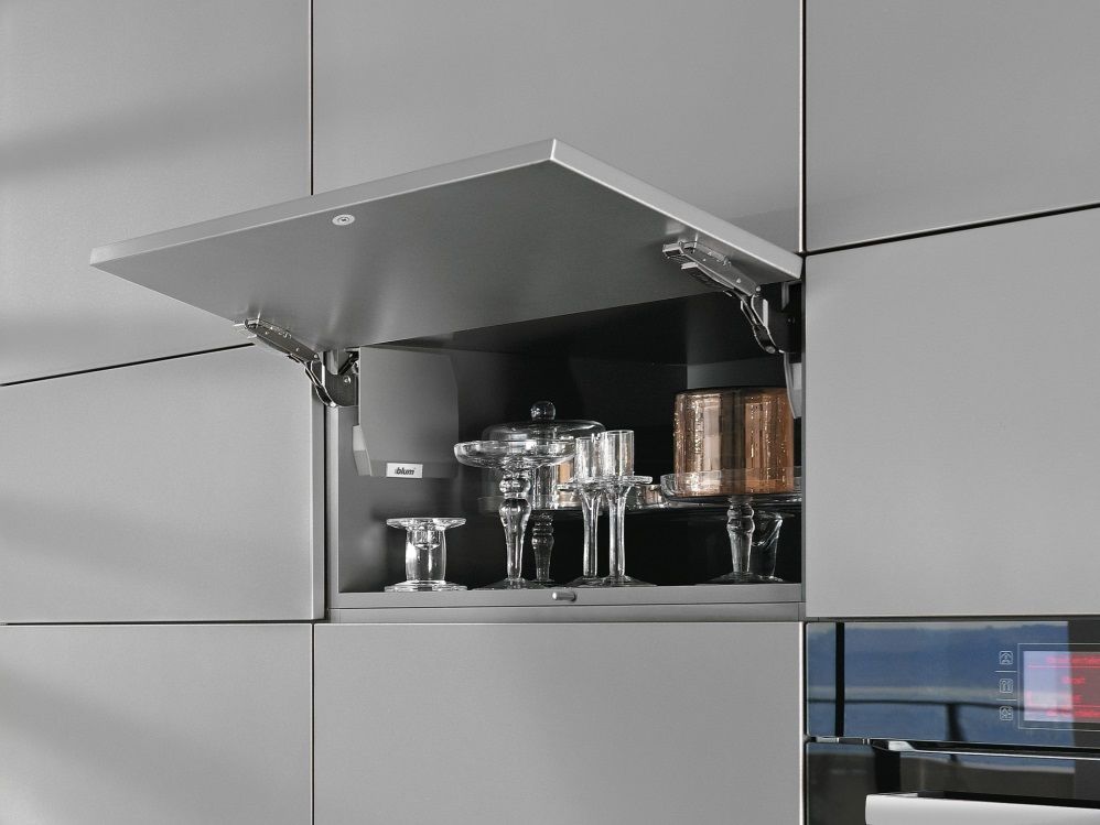 Blum Aventos Hk-S Sert Yaylı Gri Kalkar Kapak Sistemi(Blum)